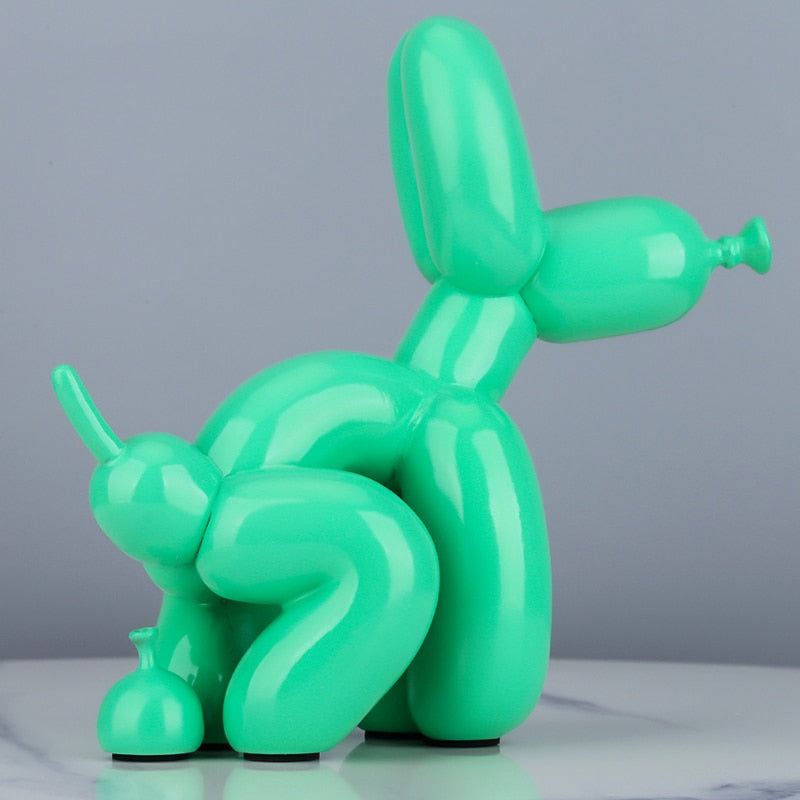 Pooping Balloon Dog Statue