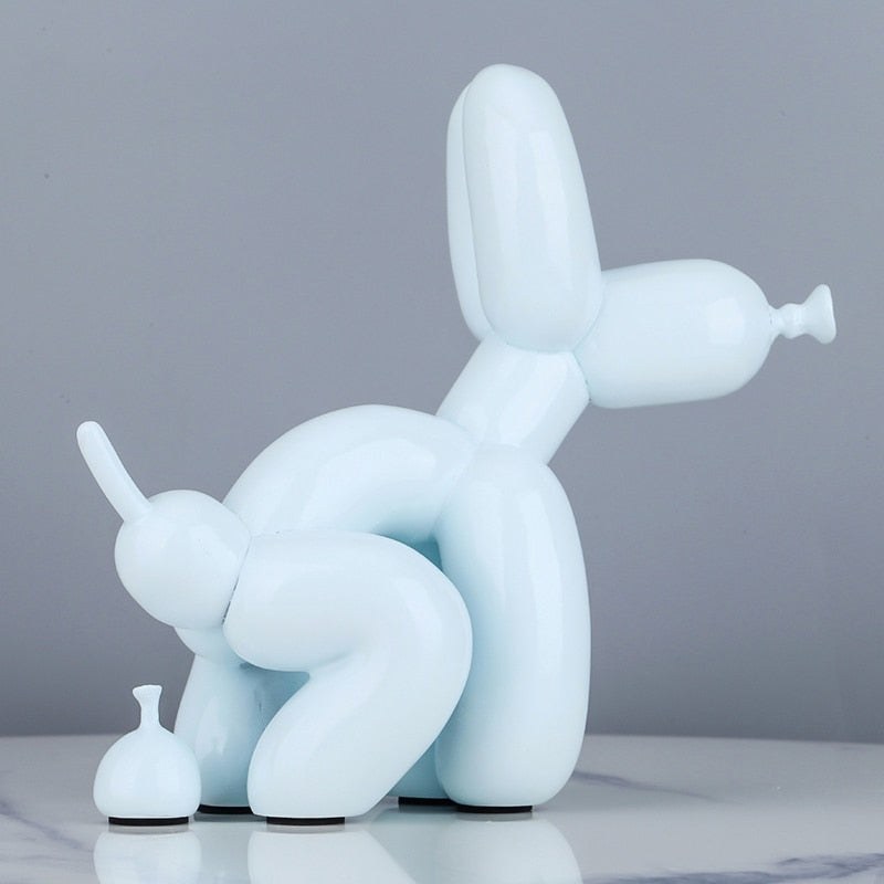 Pooping Balloon Dog Statue