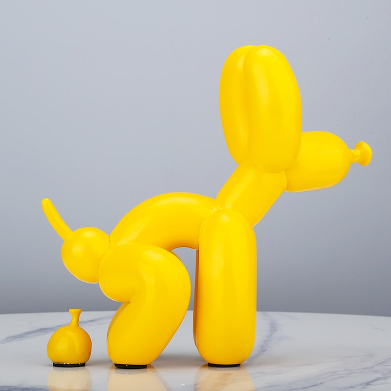 Pooping Balloon Dog Statue
