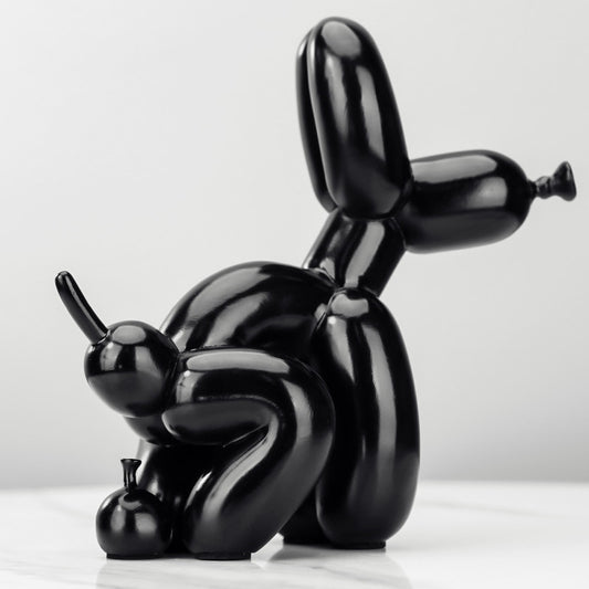 Pooping Balloon Dog Statue